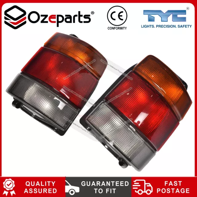 Pair LH+RH Tail Light (Smokey) For Holden Commodore VN VG VP VR VS Ute Wagon