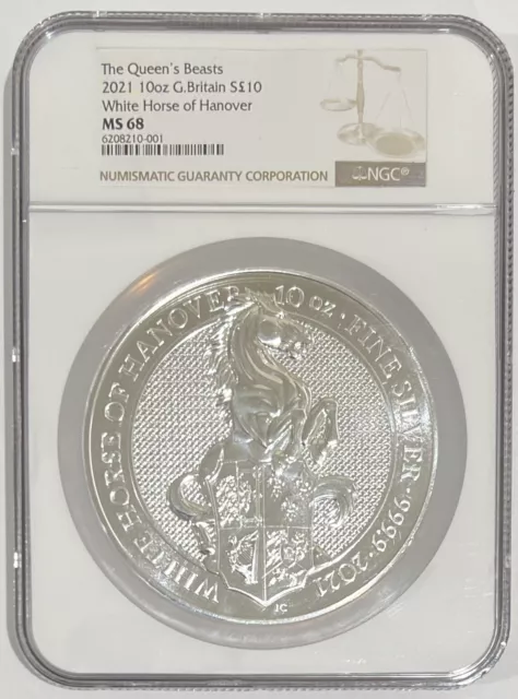 WHITE HORSE OF Hanover 2020 Great Britain 2 oz Silver Queens