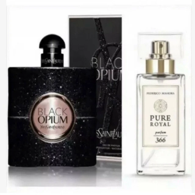 366 FM PURE perfume inspired Yves Saint Laurent Black Opium 50ml