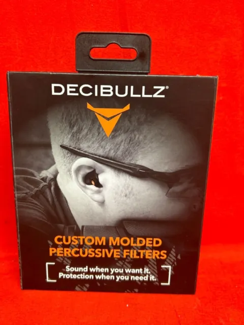 Decibullz Custom Molded Percussive Shooting Filters - FLTR-SHO-BLK (CP1094001)