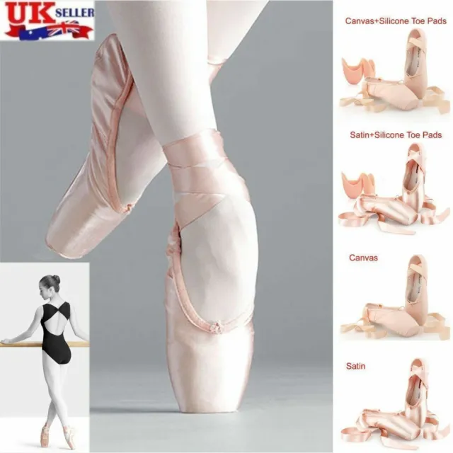 NEW BALLET DANCE Shoes Childrens Adults Pink Black Red White