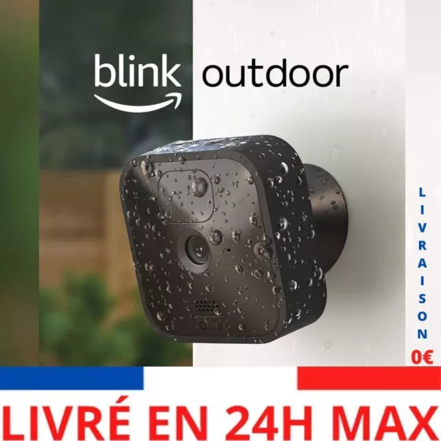 Blink Outdoor, Caméra de surveillance HD sans fil, avec deux ans d'autonomie rés