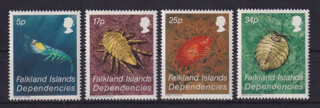 Falkland-Inseln Dependencies 1984 Krebstiere Mi.-Nr. 121-124 postfrisch **