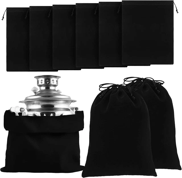 6 Pcs Silver Storage Bags 18 X 18 Inch anti Tarnish Storage Bag Fabric Cloth Bag