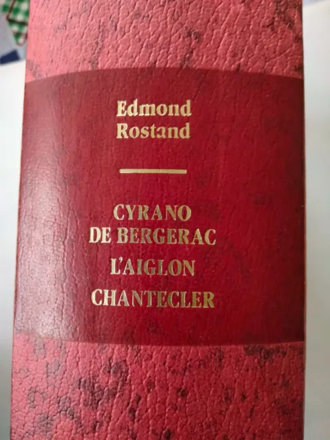 livres Edmond Rostand  Cyrano de bergerac  l aiglon Chanteclair