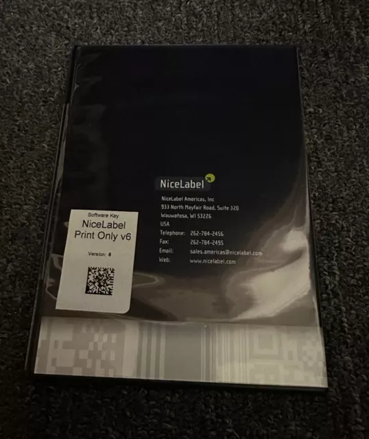 NiceLabel Print Only v6 - Label Design Software (1 user license)