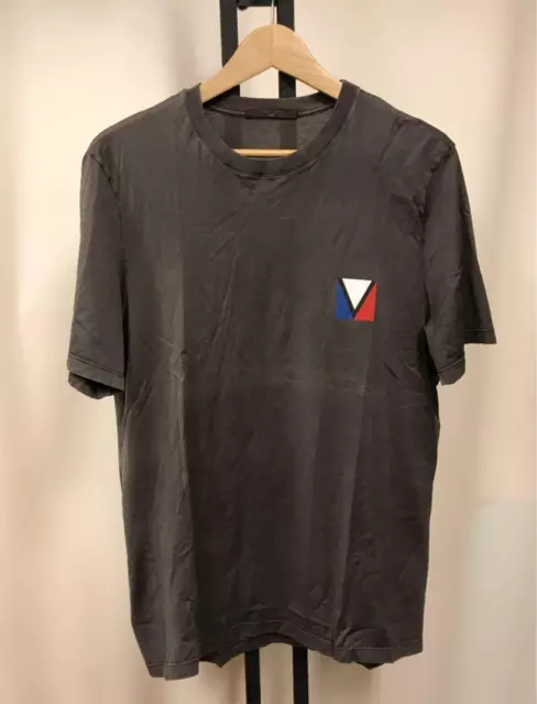LOUIS VUITTON vrigilablah T-shirt XL White Authentic Men Used from Japan