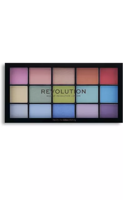 Makeup Revolution Reloaded Shadow Palette of 15 Eyeshadows Sugar Pie New