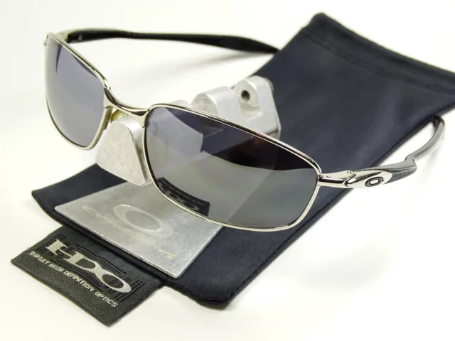 Oakley Sonnenbrille Blender Chrome Black Whisker Gauge Splinter Tightrope Juliet