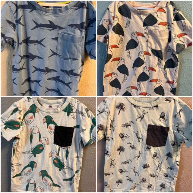 Lot of 4 Tea Collection T-shirts Boys Size 10