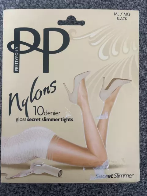 Pretty Polly Nylons 10 Denier Gloss Secret Slimmer Tights