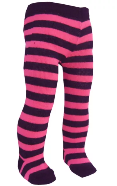 Pink & Black Stripe Knit Tights fit 18" American Girl Size Doll