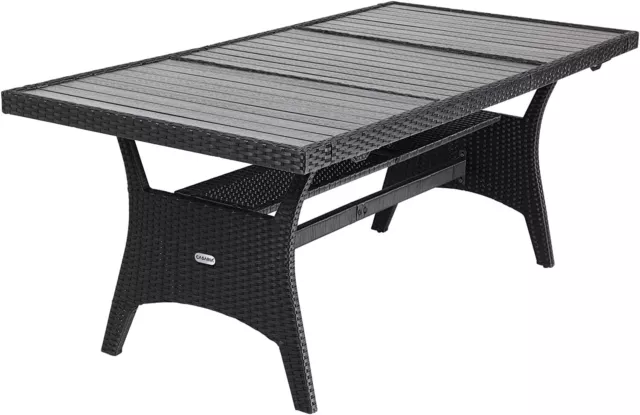 Garden XL Rattan Dining Table Large 8 Seater Outdoor Patio Conservatory Balcony 3