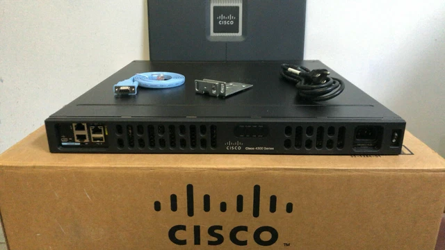 CISCO ISR4331-SEC/K9 3-PORT Gigabit Security ISR Router ISR4331/K9 KEIN ...