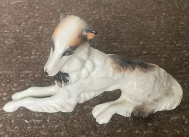 Vintage Wedgwood Borzoi Dog Figure 175/3 with Wedgwood Unicorn Makers Mark 2