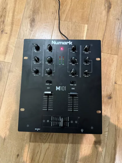 Numark M101 2-Channel All-Purpose DJ Mixer - Black