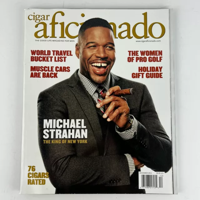 Cigar Aficionado Magazine November/December 2014 Michael Strahan Cover