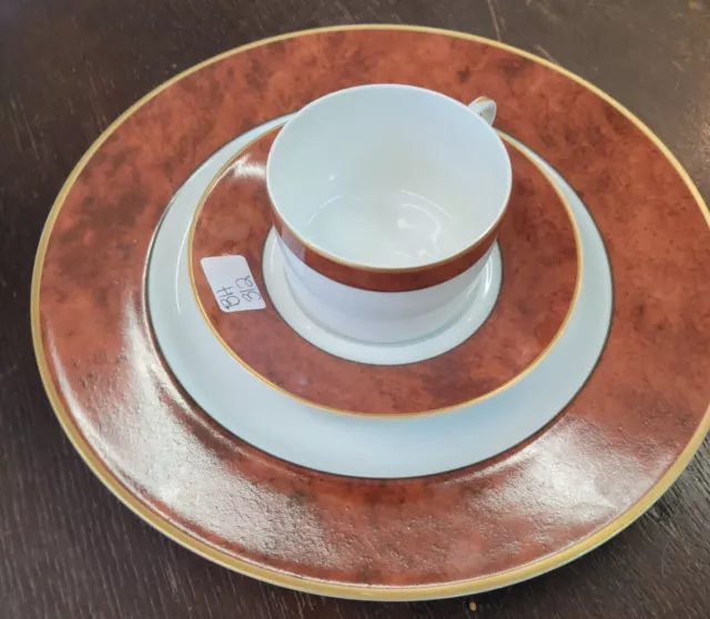 Limoges Haviland "Marco Polo" Dinner Plate Cup & Saucer $170 retail France BH312