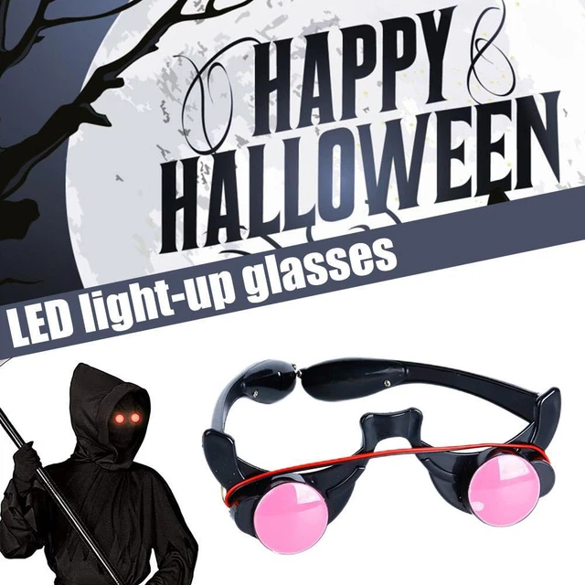 1-5 pz lenti LED luminose glow divertenti occhi rossi accessori cosplay S8X5