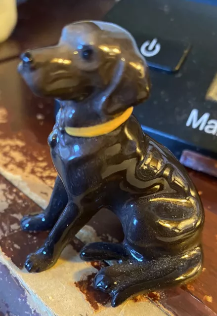 Hagen-Renaker MINIATURE HAGEN RENAKER Black Labrador Dog Made California USA