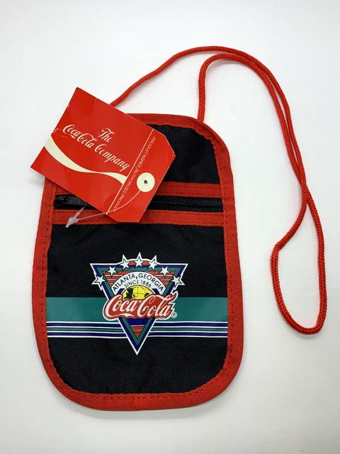1990 Waist Bag The Coca Cola Company Atlanta Georgia Since 1866 with tag 19x13cm