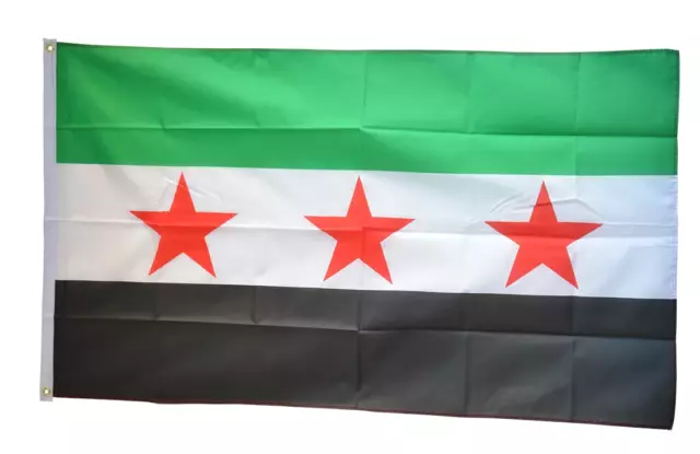 Syria Rebel Flag - Large Flag 5 x 3 FT