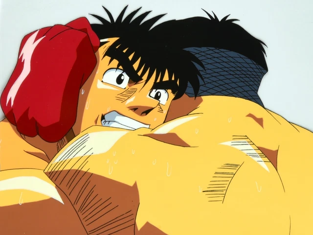 Hajime no Ippo Original Animation Production Cel Art Douga Japanese Anime Genga