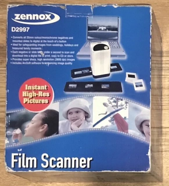 ZENNOX D2997 NEGATIVO pellicola e scanner diapositive 100 completo in