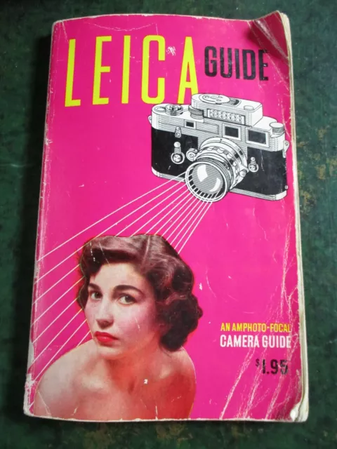 1957 LEICA Camera Guide 1 to M3  by W D Emanuel AMPHOTO-FOCAL