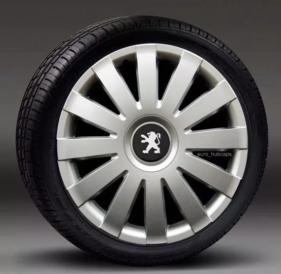 Set of 4 15" wheel trims, Hub Caps, Covers to Peugeot 207 (Quantity 4)