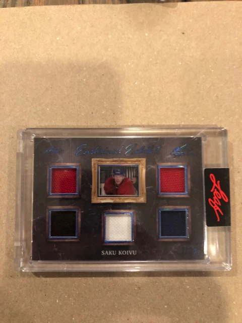 2022 Leaf Art Of Hockey Saku Koivu  Enshrined Exhibit  #2/20