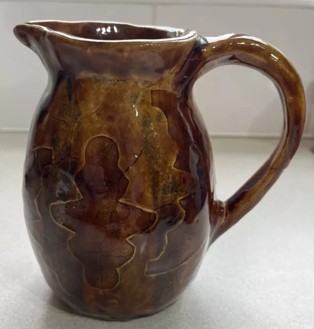 Treacle Glaze Studio Pottery Jug