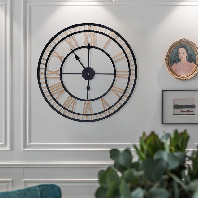 orologio parete vintage in luci led a 7 - Italy
