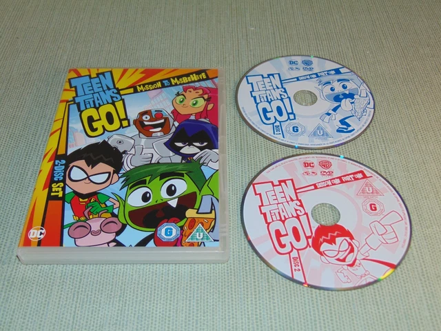 TEEN TITANS GO Season 1 Part One DVD Mission to Misbehave 2 Disc Set DC ...
