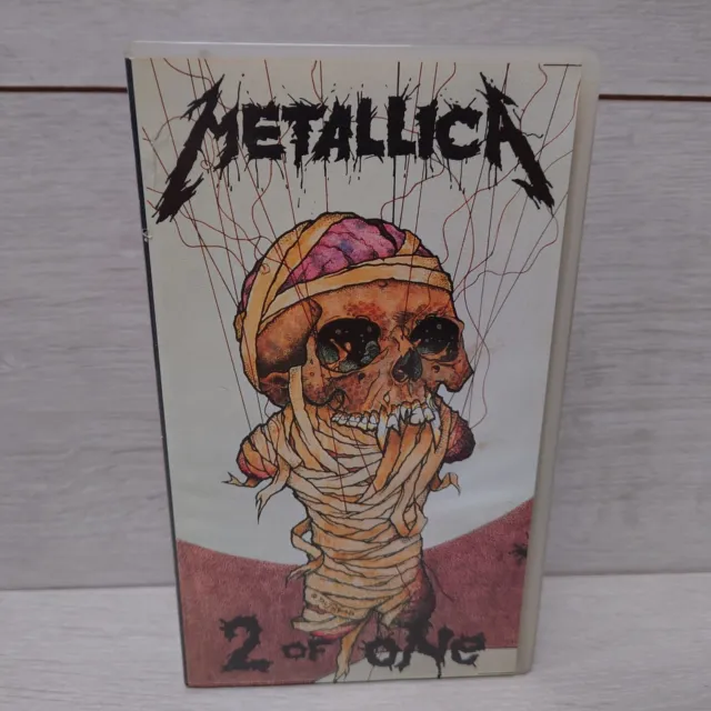 Metalica - 2 Of One - Music VHS Tape 1989 Plastic Case Version Phonogram