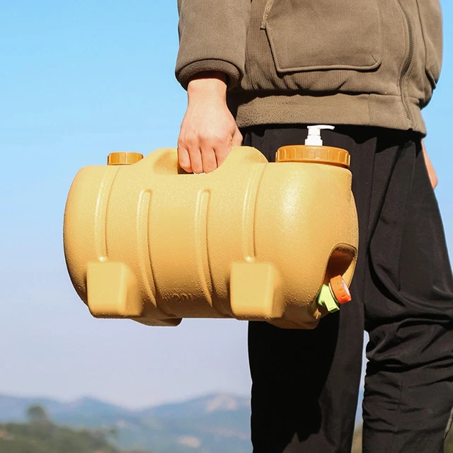 Jerrican Eau Anwicar Bidon D'eau Avec Robinet - Ru00e9servoir D'eau Camping 20l - Camping Jerricane D'eau - Ru00e9servoir D'eau Frau00eeche - Noir Bidon 20l