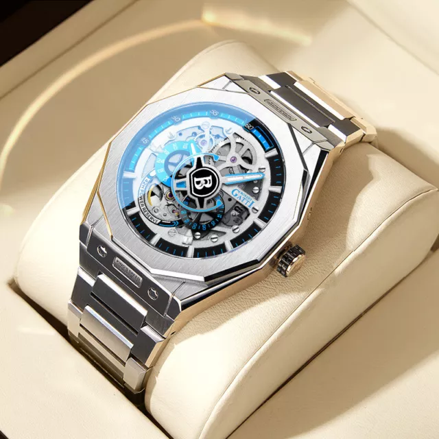Brand Watch Men's Automatic Mechanical Watch Speed Dial Waterproof Luminous
