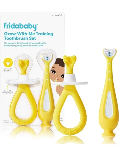 Grow-with-Me Training Toothbrush Set Infant to Toddler Toothbrush Oral Care