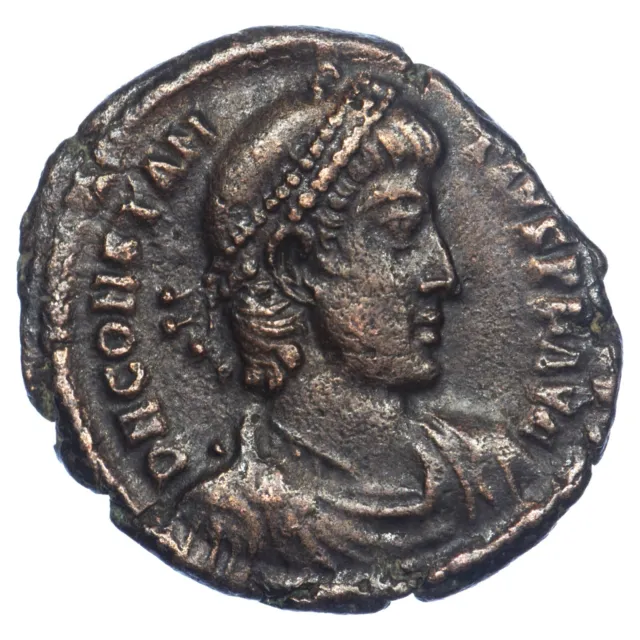 Coin Roman Constance II Maiorina Reduced 355-361 Antioch RIC.155 Copper -
