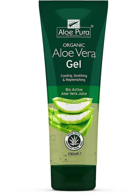 Organic Aloe Vera Gel , Natural , Vegan, Cruelty Free , 100 ml (Pack of 1)