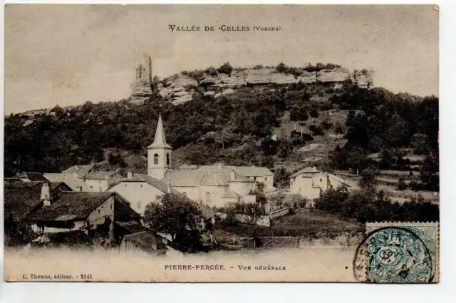 PIERRE PERCEE Vallée de Celles - Meurthe et Moselle - CPA 54 - vue