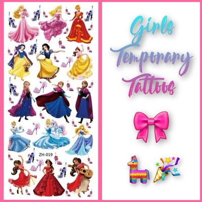 Adesivo Ragazze Bambini Principessa Adesivo Adesivi natale calza Party borsa Filler 