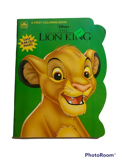 VINTAGE 1994 GOLDEN Book Disney's The Lion King Coloring Book Unused