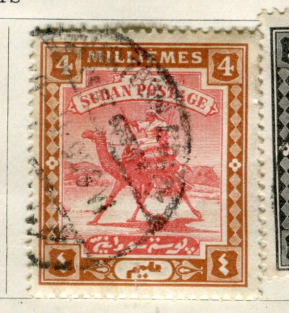 BRITISH E.AFRICA PROTECTORATE; 1902 Camel Rider issue fine used 4m. value