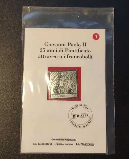 GIOVANNI PAOLO II francobolli - 25 ANNI DI PONTIFICATO ATTRAVERSO I FRANCOBOLLI