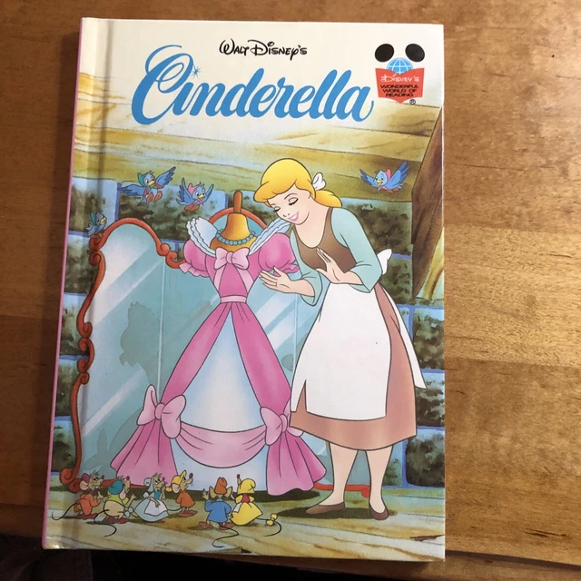 Disney's Wonderful World Of Reading Cinderella Hardcover Book