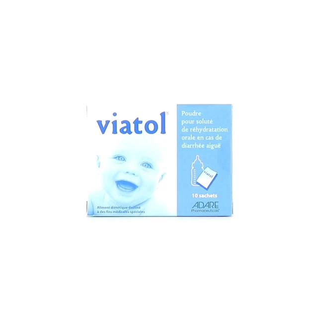 Viatol Soluté de Réhydratation Orale 10 Sachets
