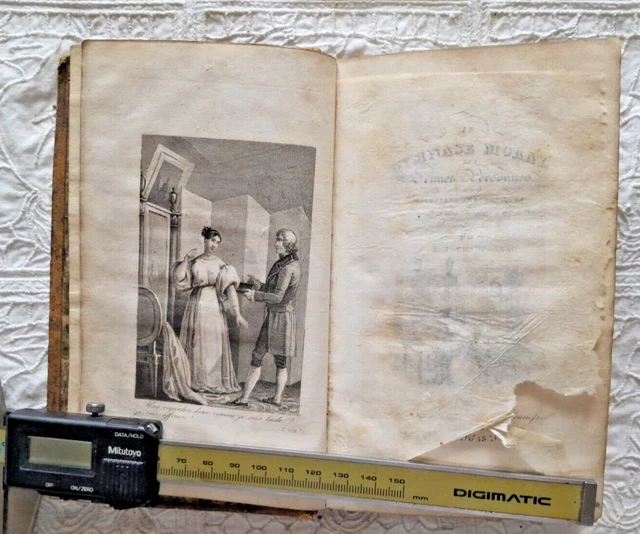 Libro "Novelle Annedotiche" Di J.b.j.champagnac In Parigi 1836  Le Gymnase Moral