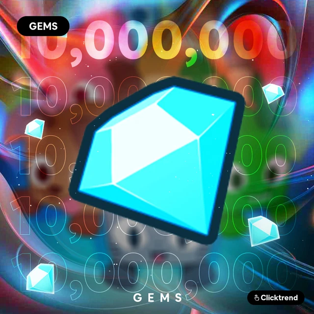 Gems Pet Simulator 99 Roblox - 10M, 20M, 30M - Monnaie Virtuelle - Neuf