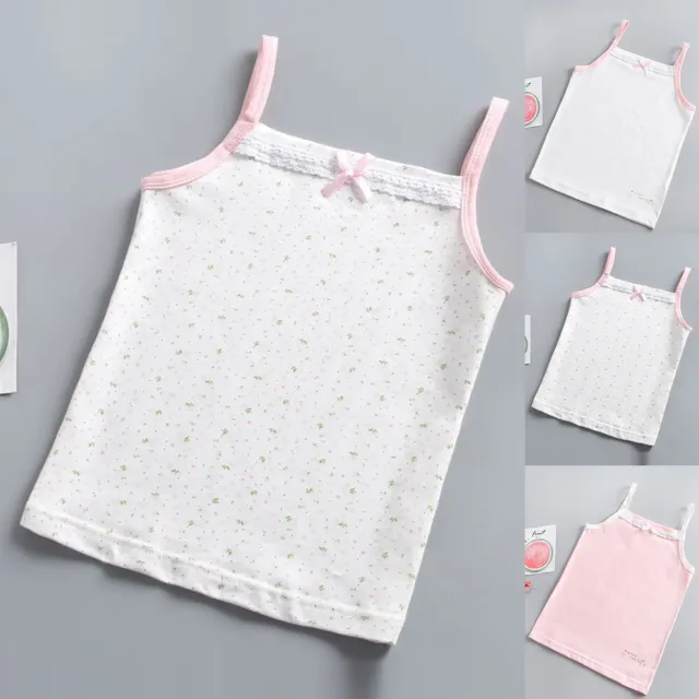 KIDS BABY GIRLS Tank Tops Floral Underwear Camisole Vests